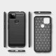 Google Pixel 5a 5G Carbon Flexible Cover TPU Case, Black