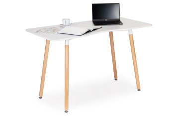 Modernhome KJOD-01 skandināvu stila datorgalds balts
