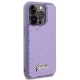 Guess iPhone 15 Pro vāciņš Sequin Script Metal, violets