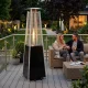 Gas Patio Heater 11.5 kW 180 cm Outdoor Heater with Cover MultiGarden