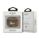 Чехол Guess для AirPods 3 4G Script Metal Collection, коричневый
