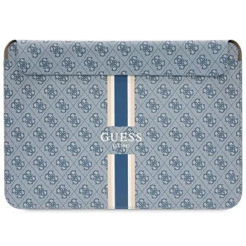 Guess 4G Printed Stripes klēpjdatora vāciņš līdz 14", zils