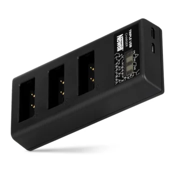 Newell CD-USB-C Three-Channel Charger for Canon LP-E17 Batteries