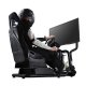 NanoRS RS702 Racing Simulator Cockpit with Seat and Wheel Stand, up to 130kg, up to 50\"
