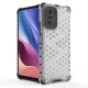 Vāciņš Xiaomi Poco F3 / Redmi K40 / K40 Pro, Honeycomb ar TPU malu, sarkans