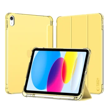 Чехол-книжка Tech-Protect SC Pen Hybrid для iPad 10 (2022), желтый / прозрачный