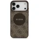 Guess iPhone 17 Pro Max vāciņš 4G Circle Classic Logo MagSafe, brūns