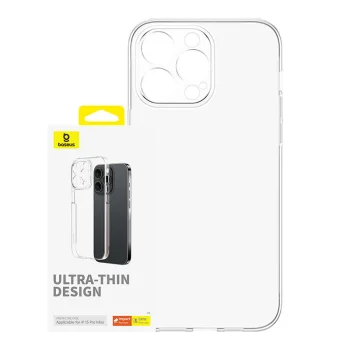 Baseus OS-Lucent Series vāciņš iPhone 15 Pro Max, caurspīdīgs