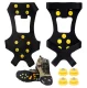 Pretslīdes uzlikas apaviem ar radzēm 41-47, melnas dzeltenas