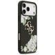 Guess Grained Roses & Big 4G Logo maciņš iPhone 17 Pro Max - melns | Phone Case Cover