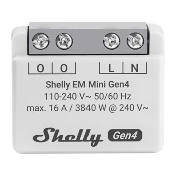 Viedais enerģijas skaitītājs Shelly EM Mini Gen4 WiFi/Matter