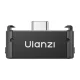 Ulanzi PK-11 adapteris DJI Osmo Pocket 3 kamerai ar 1/4\" vītni un USB-C