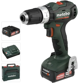 Metabo PowerMaxx BS 12 BL akutrell-kruvikeeraja, 2 × 2.0 Ah