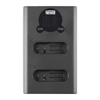 Newell DL-USB-C divu kanālu lādētājs EN-EL23 akumulatoriem