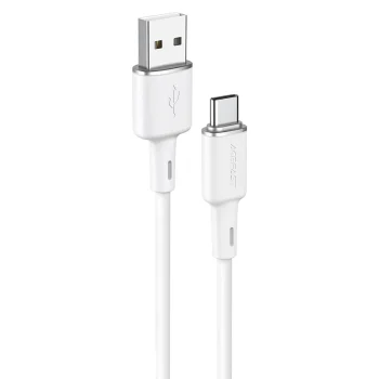 Acefast USB to USB Type-C Cable, 1.2m, 3A, White