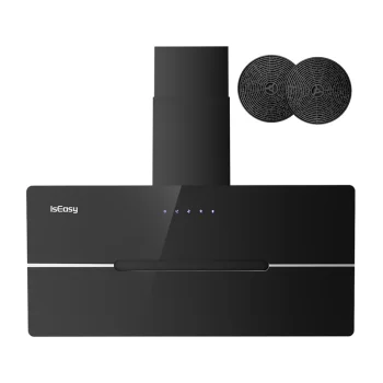 IsEasy TV5290D4-CC-I2 tvaika nosūcējs 89.5 cm, melns