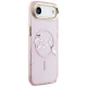 Karl Lagerfeld IML Choupettes Karl Script Logo MagSafe vāciņš priekš iPhone Air, rozā