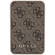 Guess ārējais akumulators 5000mAh 15W 4G Leather Metal Logo, brūns