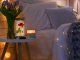 Eternal Rose in Glass Dome with LED Lights, Enchanted Forever Rose Gift for Her, Red