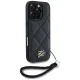 Чехол Karl Lagerfeld Quilted Initial Logo & Chain Strap для iPhone 16 Pro Max - черный