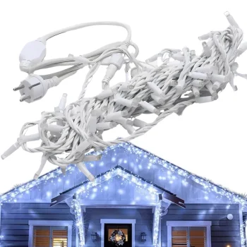 Gaismas aizkars 500 LED auksti balts IP44