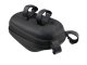 Hard Shell Electric Scooter Handlebar Bag Large Storage Pouch, Black