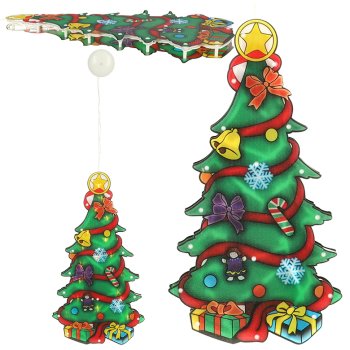 Hanging Christmas Tree LED Window Light Decoration XXL 45cm