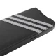 Adidas iPhone 14 Pro atverams vāciņš maciņš grāmatiņa OR Booklet PU, melns/balts