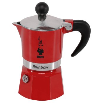 Bialetti Rainbow 1TZ espresso kafijas automāts, sarkans