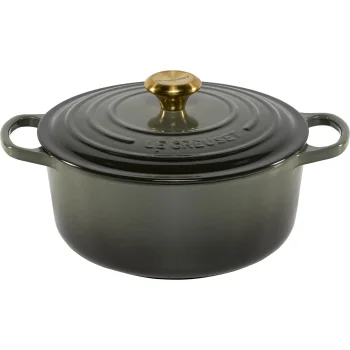 Чугунная кастрюля Le Creuset Signature 26 см, 5.3 л, тимьян