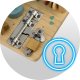 Nukido NK-859 Wooden Sensory Busy Board