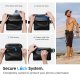 Spigen A621 Universal Waterproof Phone Case and Waist Crossbody Bag, Black