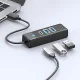 Orico PWC2U-U3 3 portu USB centrmezgls (2x USB-A 3.0, 1x USB-C 3.0), 0.15m, melns