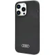 Чехол Audi для iPhone 14 Pro Max Silicone Case, черный