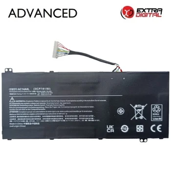 Klēpjdatora akumulators Acer AC14A8L, Extra Digital Advanced, 4605 mAh, 11.4V