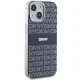 Чехол DKNY для iPhone 15 IML Mono & Stripe MagSafe, синий