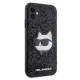 Чехол Karl Lagerfeld для iPhone 11 / XR Glitter Choupette Patch, черный