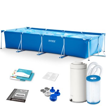 Large Rectangular Above Ground Frame Pool INTEX 28274 450x220 cm