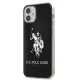Apple iPhone 12 mini 5.4\'\' US Polo Shiny Big Logo Case Cover (USHCP12STPUHRBK), Black