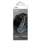 Uniq Linus Airosoft Silicone Strap for Apple Watch 42/44/45/49mm, Black