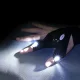 Cimdi ar LED lukturīti darbam un remontam, 1 pāris, melni
