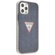 Guess iPhone 12 Pro Max Case Jeans Collection, Navy Blue
