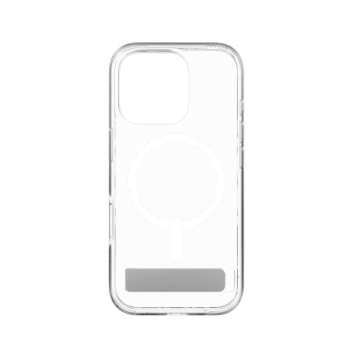 ZAGG Crystal Palace Snap Kickstand MagSafe Case with Stand for iPhone 16 Pro - Clear