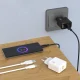 Зарядное устройство Dudao A23 USB-A 2.4A, белое