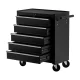 Tattoo Trolley Cart Pro Ink 015 with 5 Drawers, Black