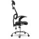 Sofotel Ryga Ergonomic Mesh Office Chair, Black