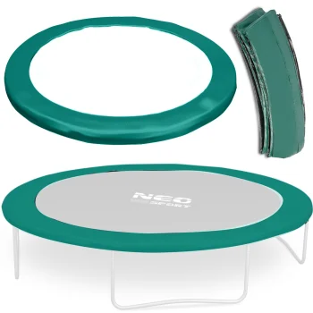 Neo-Sport atsperu aizsargpārvalks batutam 374/366 cm (12 ft)