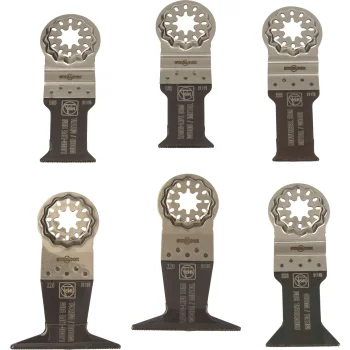 Набор пильных полотен для реноватора Fein Best of E-Cut Starlock Wood & Metal, 6 шт.