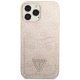 Guess iPhone 13 Pro Max vāciņš 4G Triangle Logo Cardslot, rozā