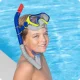 Bestway 24025-04 Snorkeling Set (Mask and Snorkel), Navy/Grey